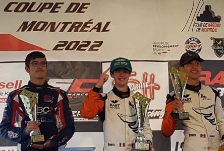 Karting: Léopold Schrevel de Boucherville remporte la Coupe Montréal 2022