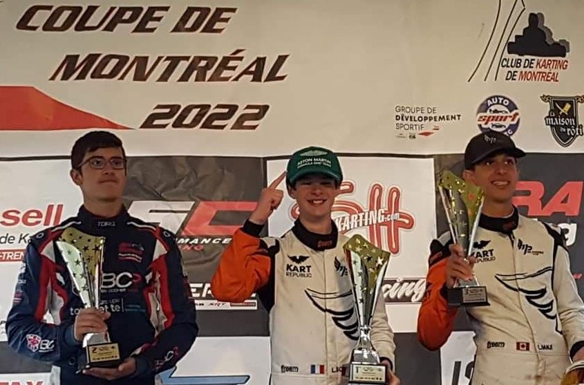 Karting: Léopold Schrevel de Boucherville remporte la Coupe Montréal 2022