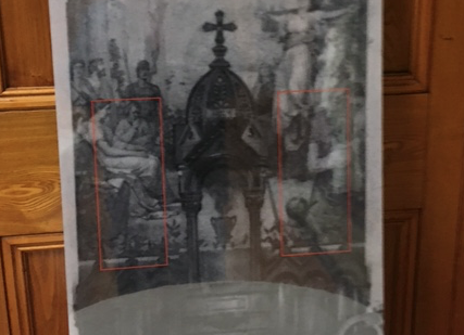 Une mystérieuse toile de Ozias Leduc cachée dans l’église de Sainte-Julie
