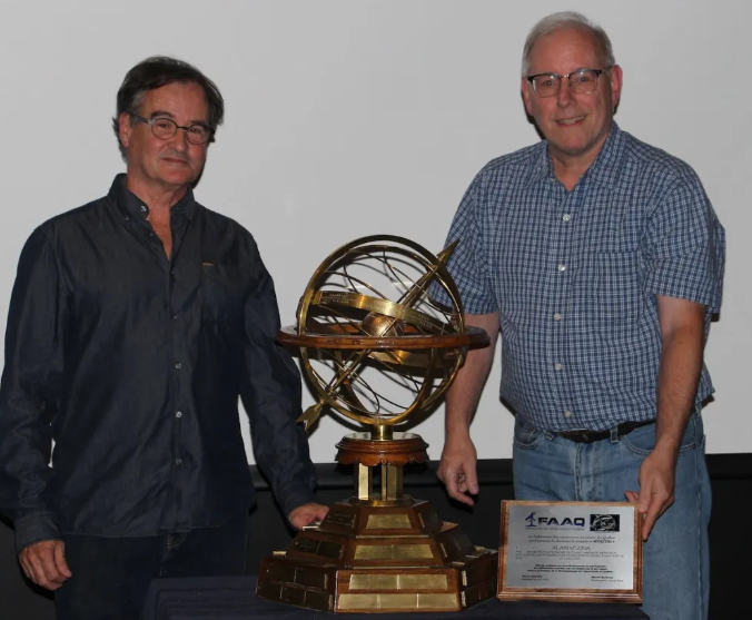 L’astronome amateur Alain Vézina reçoit le prix Méritas