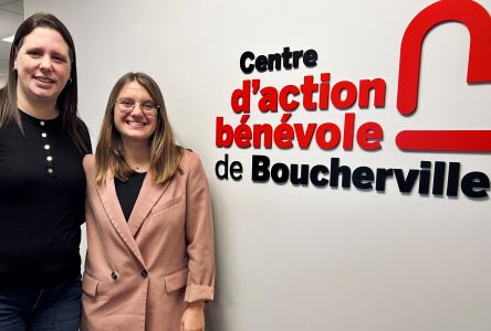 Passation de pouvoirs à la direction du Centre d’action bénévole de Boucherville