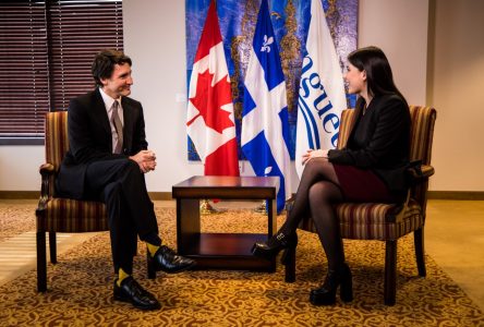Le premier ministre du Canada rencontre la mairesse de Longueuil
