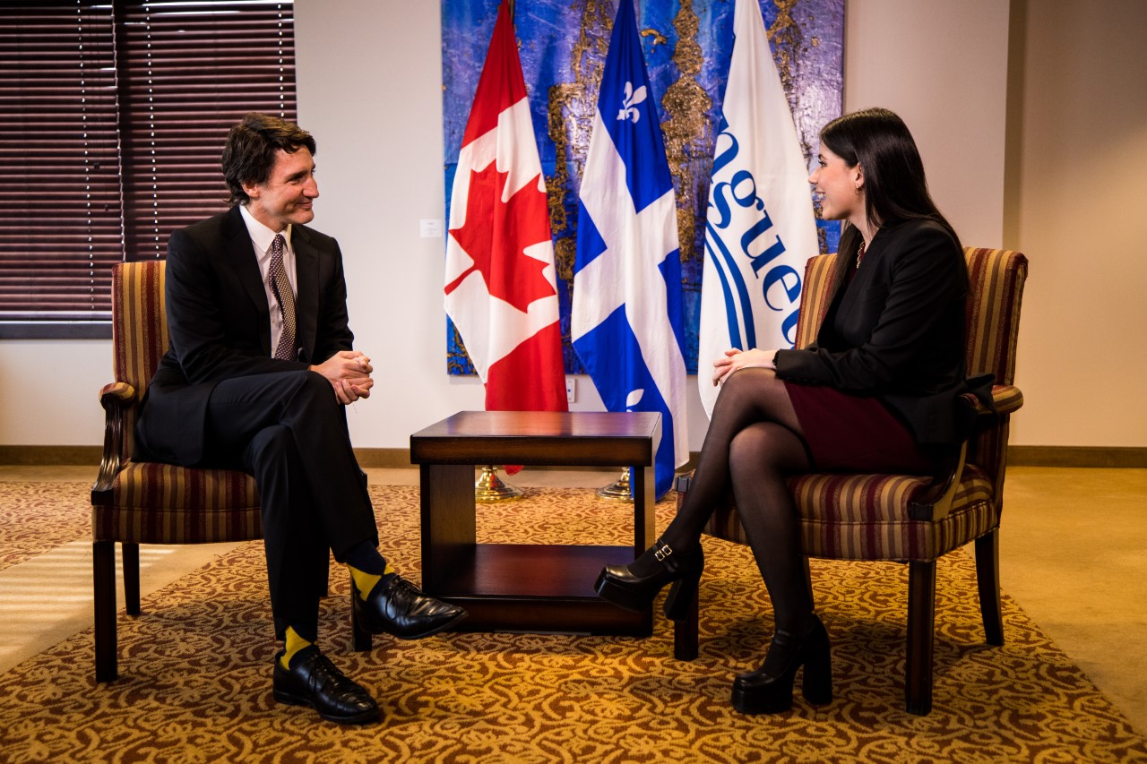 Le premier ministre du Canada rencontre la mairesse de Longueuil