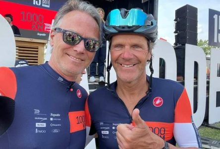 Défi Pierre Lavoie: 1100 cyclistes terminent leur parcours à Varennes