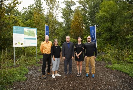 Boucherville inaugure un nouveau sentier au parc du Boisé-du-Pays-Brûlé