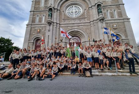 Des scouts en pèlerinage à Varennes