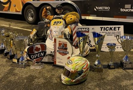 Karting : Lucas Deslongchamps remporte la triple couronne