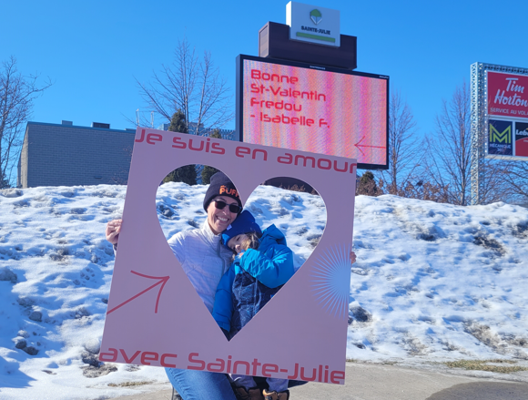 Saint-Valentin: l’amour va déferler sur Sainte-Julie!