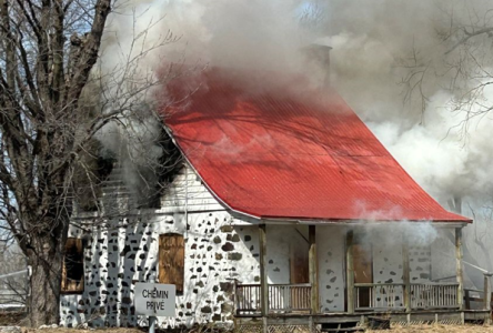 Incendie suspect de la maison Gaspard-Huet: un témoin du passé de Varennes est détruit