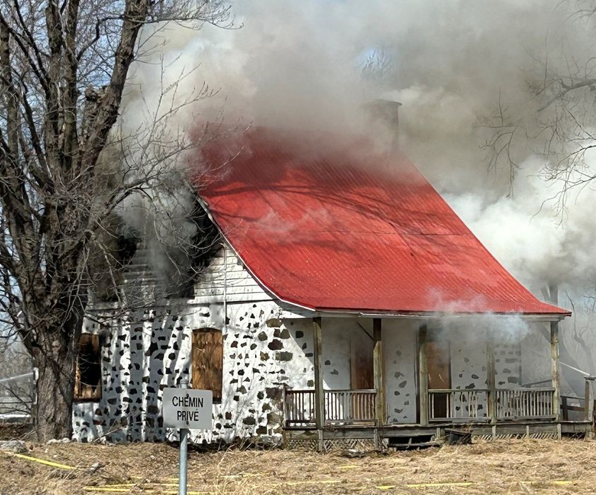 Incendie suspect de la maison Gaspard-Huet: un témoin du passé de Varennes est détruit