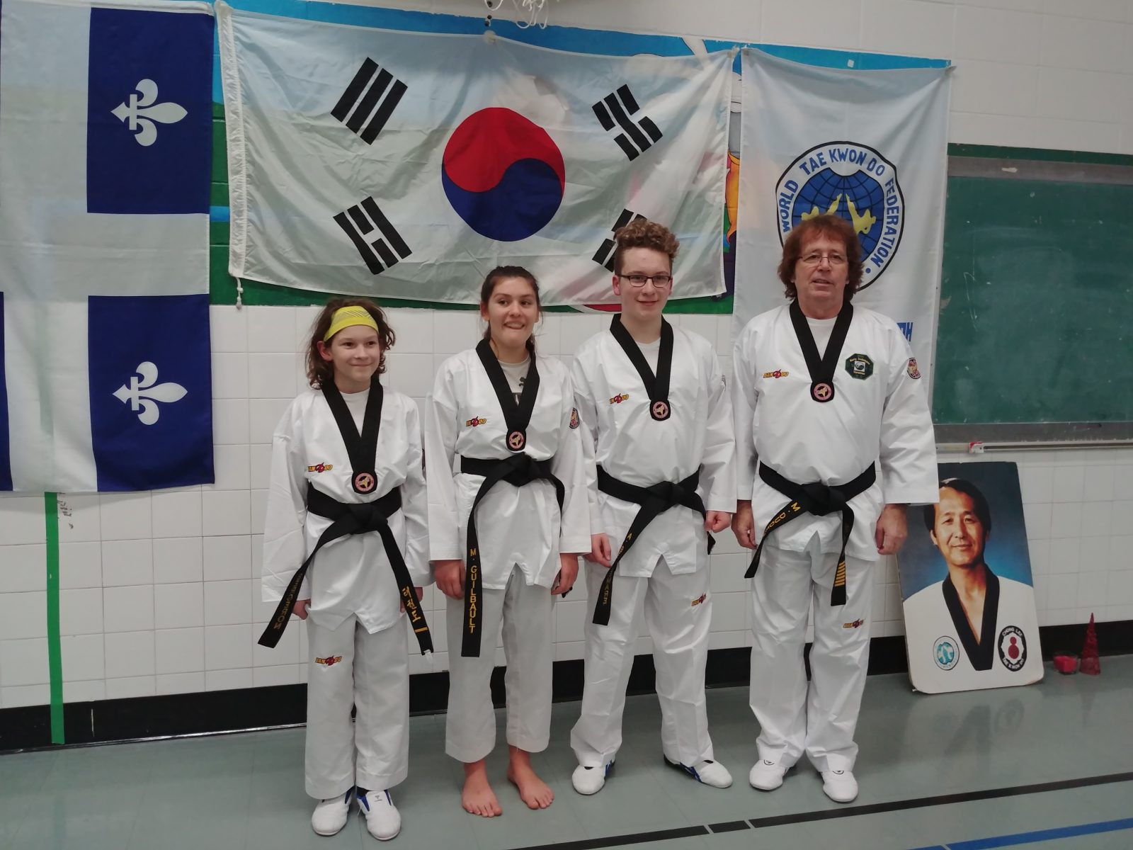 Taekwondo : trois nouvelles ceintures noires à Varennes